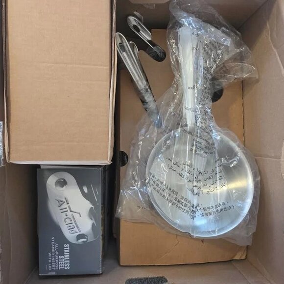 All-Clad D3 3-Ply Bonded Cookware Stainless Steel 13-Piece Pots & Pans Set - Picture 3 of 5